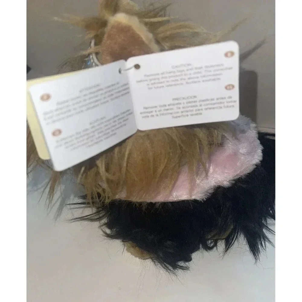 Aurora Miyoni Plush Yorkshire Terrier Puppy Dog Yorkie Princess Crown Pink Shawl